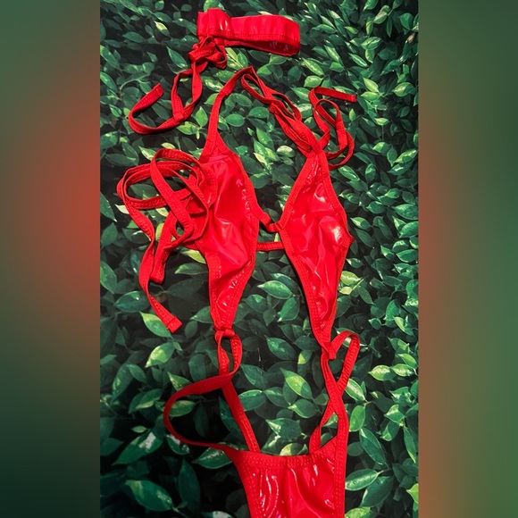 BOGO SALE NEW Exotic Dancewear Stripper Outfit Lingerie Set Adjustable Size - Picture 15 of 15